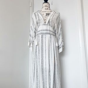Long Sleeve Boho Maxi Dress